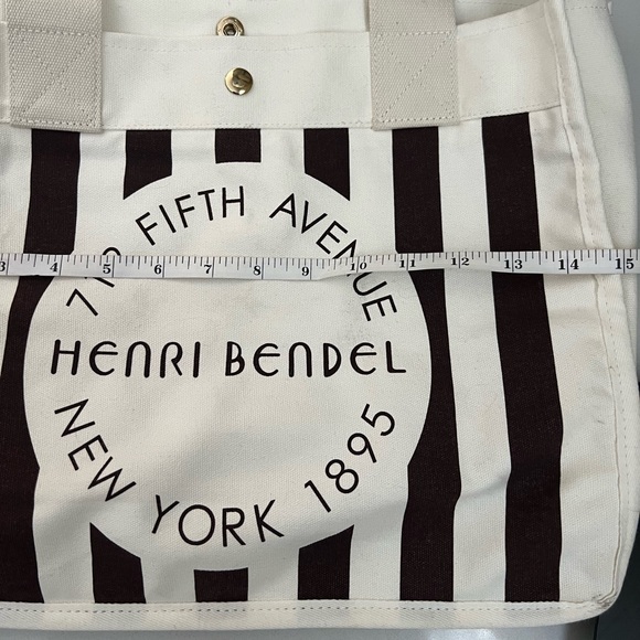 Henri Bendel Canvas Tote Bag - Picture 7 of 8